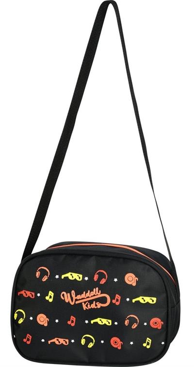 Waddel Siyah Dinazor Desenli Erkek Çocuk Okul Çantası İlkokul Çanta Seti