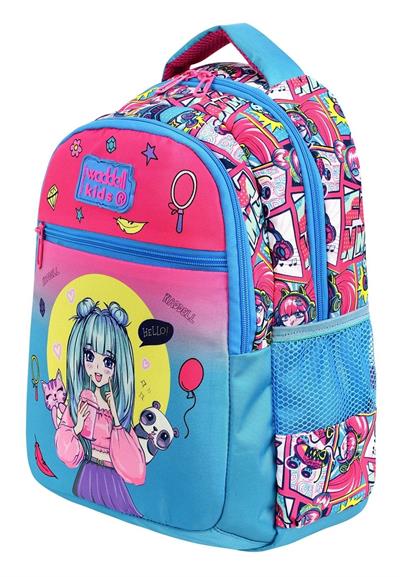 Waddell Anime Kız Desenli İlkokul Sırt Çantası Ve Beslenme Çantası - Kız Çocuk