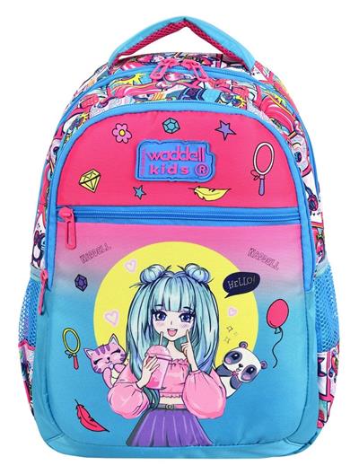 Waddell Anime Kız Desenli İlkokul Sırt Çantası Ve Beslenme Çantası - Kız Çocuk