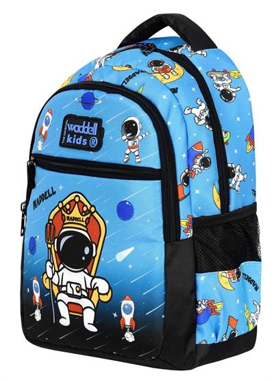 Waddell Astronot Desenli İlkokul Sırt Çantası Ve Beslenme Çantası - Erkek Çocuk