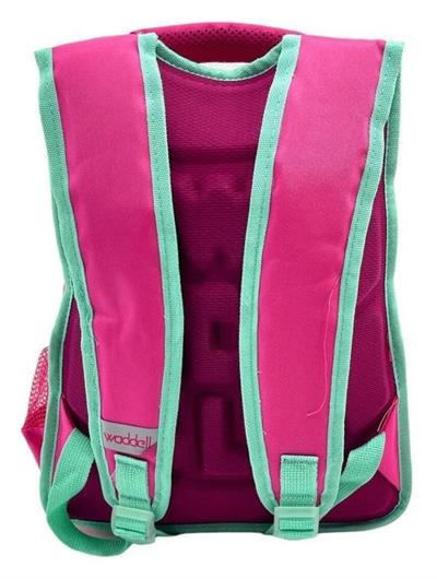 Waddell Bag Pembe Kalp Okul Sırt Çantası - Waddell Kız Okul Çanta Seti - Kız Çocuk