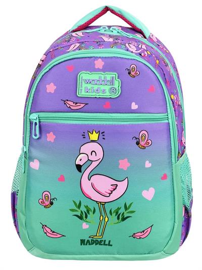 Waddell Flamingo Desenli İlkokul Sırt Çantası Ve Beslenme Çantası - Kız Çocuk