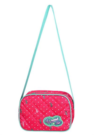 Waddell Fuşya Unicorn Desenli Kız Çocuk İlöğretim Okul Sırt Çantası Ve Beslenme Çantası