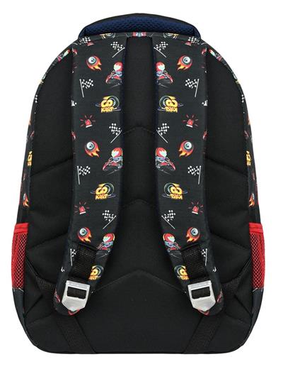 Waddell Go Kart Deri Nakış Desenli Erkek Çocuk İlkokul Sırt Çantası Ve Beslenme Çantası