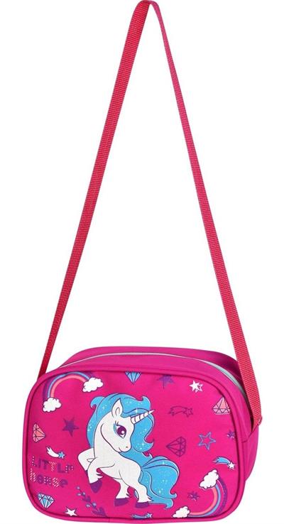 Waddell Kırmızı Unicorn Üç Bölmeli İlkokul Kız Çocuk Okul Çantası