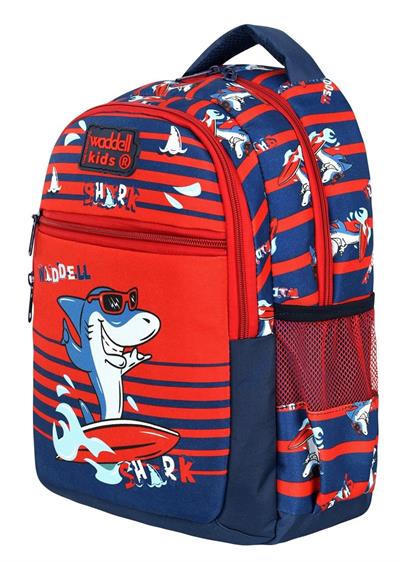 Waddell Köpekbalığı Desenli İlkokul Sırt Çantası Ve Beslenme Çantası - Erkek Çocuk
