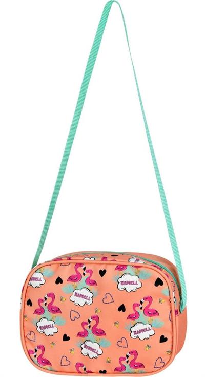 Waddell Turuncu Flamingo Somon Kız Çocuk İlkokul Çantası ve Beslenme Çantası
