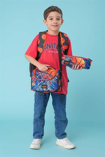 Wia Erkek Çocuk Basketbol Temalı 3lü İlkokul Okul Çanta Seti - SW-030