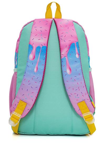 Wia Kız Çocuk Dondurma ve Sevimli Kediler Üçlü İlkokul 1-2-3-4 Sınıf Okul Çanta Seti - SW-025