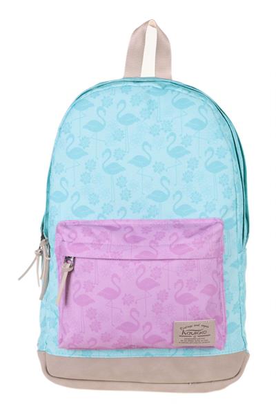 Wichlight Mavi-Mor Flamingo Okul ve Günlük Sırt Çantası