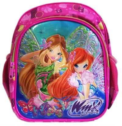 Winx Anaokulu Çantası - İki Bölmeli Kız Çocuk Günlük ve Okul Çantası