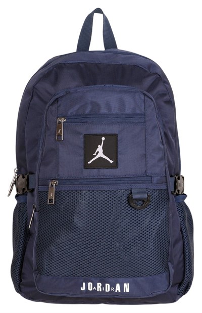 Jordan Air Dört Bölmeli Houston Navy Blue Lacivert Erkek Çocuk Okul Günlük ve Seyahat Sırt Çantası - Q3178