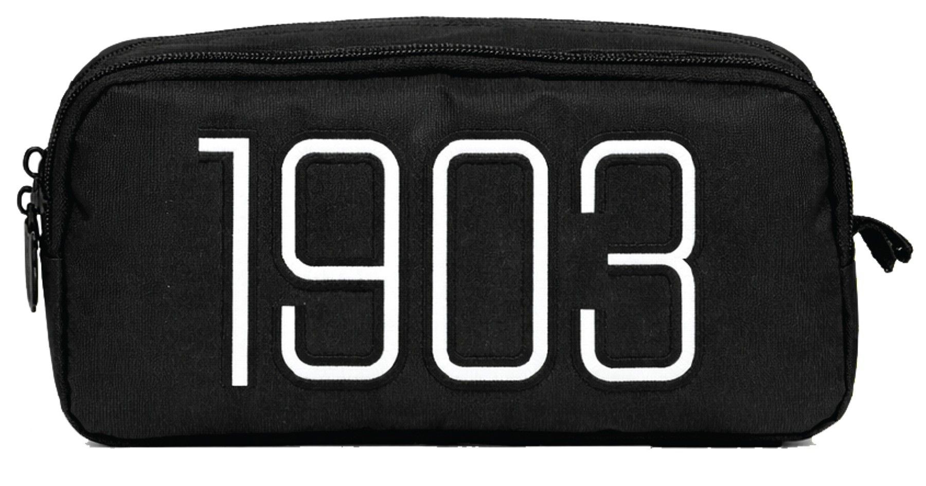 Beşiktaş İki Gözlü Erkek Çocuk 1903 Baskılı Siyah Okul Kalem Çantası/Kalemlik - 26329