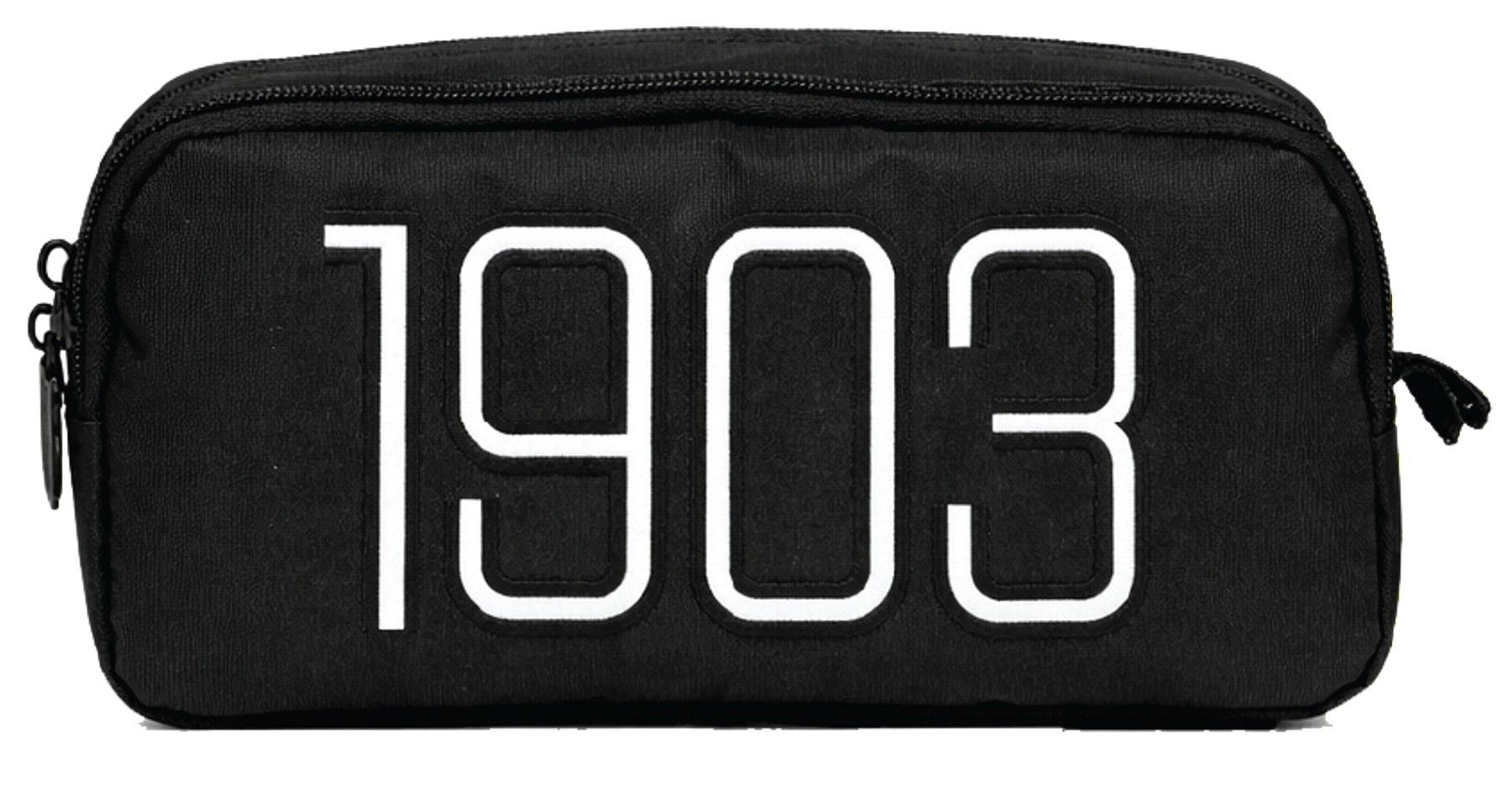 Beşiktaş İki Gözlü Erkek Çocuk 1903 Baskılı Siyah Okul Kalem Çantası/Kalemlik - 26329