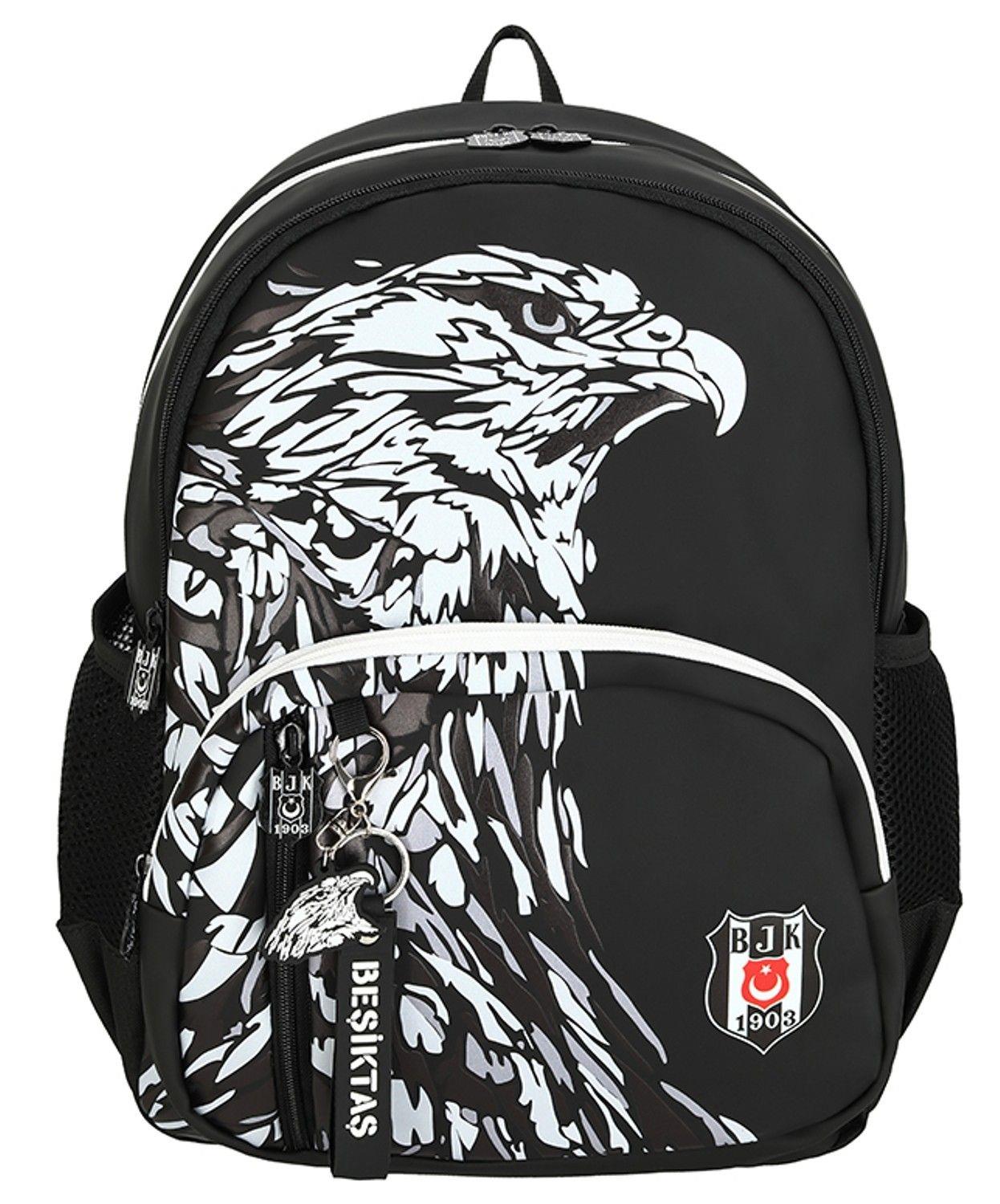 Beşiktaş Lisanlı Kartal Baskılı İlkokul ve Ortaokul Okul Çantası - 25390