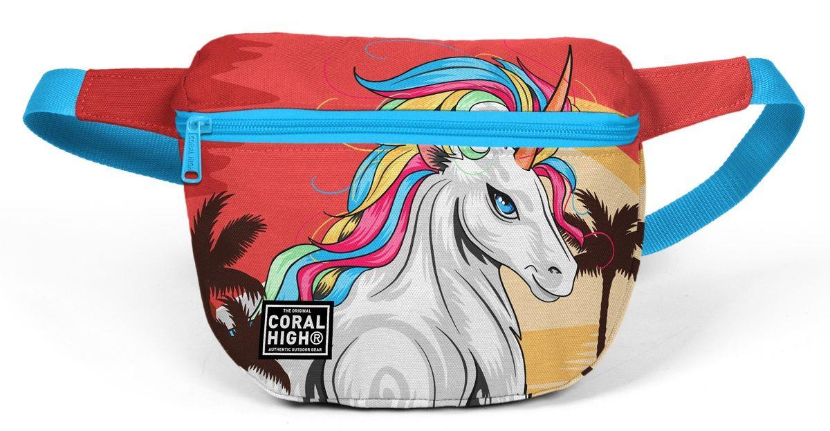 Büyük Unicorn Çocuk Günlük Bel Çantası - Kız