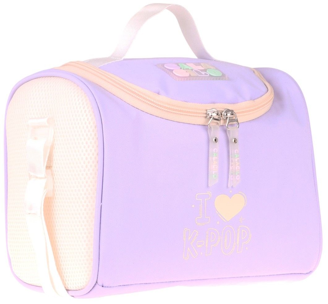 CalaCilo Kız Çocuk K-Pop Lilac Isı Yalıtımlı Okul Beslenme Çantası (Lila) - C4105