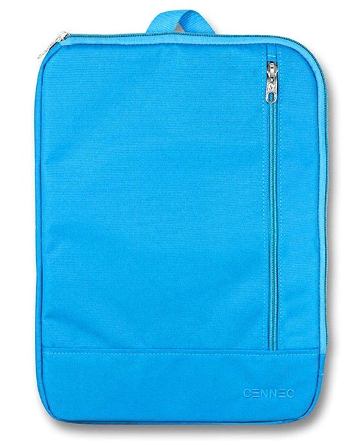 Cennec Dikey Mavi Erkek Tablet Çantası - Maksimum 10,9 inç İçin Uyumlu