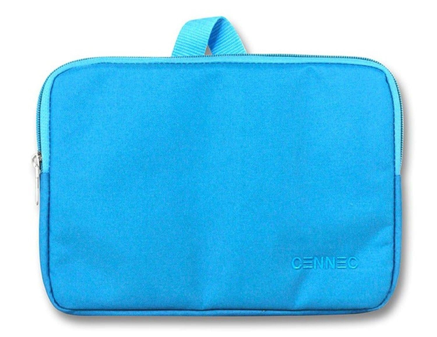 Cennec Yatay Erkek Mavi Tablet Çantası (Maksimum 10,9 inç Tabletler İçin Uygun)