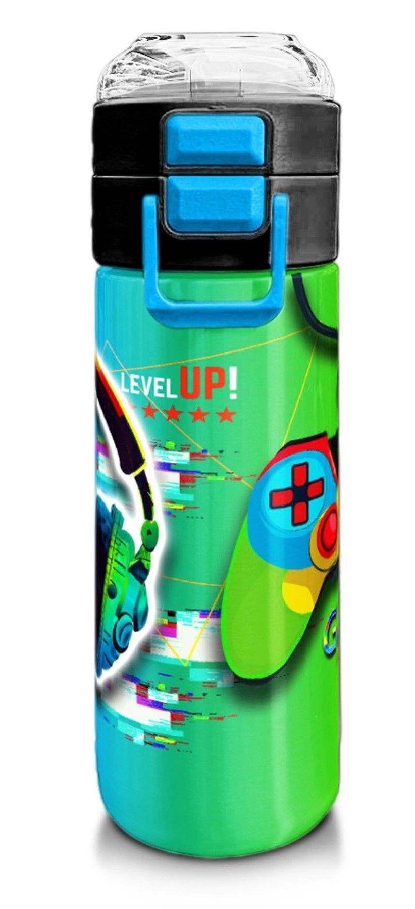 Coral High 500 ml Kulaklık Game Desenli  - Erkek Çocuk Paslanmaz Çelik Okul Termosu/Suluk/Matara 31841