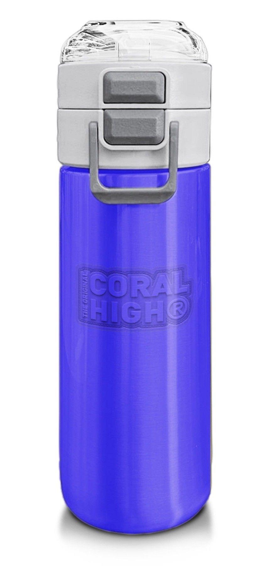 Coral High 500 ml Pipetli ve Direkt İçim Çelik Termos/Matara - Erkek Çocuk -  Açık Mor 31830