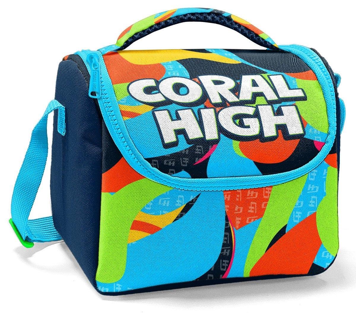 Coral High Beslenme Çantası 11793, Erkek Çocuk, Lacivert Mavi Grafiti, Isı Yalıtımlı 11793