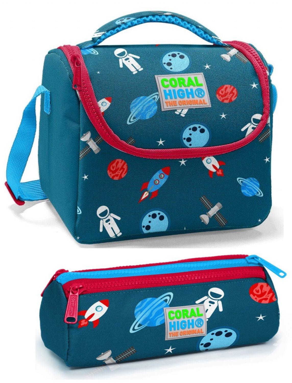 Coral High Erkek Çocuk  Astronot Beslenme Çantası Seti