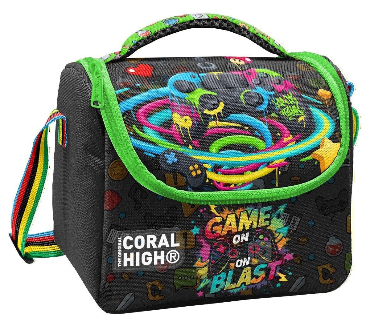 Coral High Erkek Çocuk Oyun Baskılı Isı Yalıtımlı Beslenme Çantası 37158