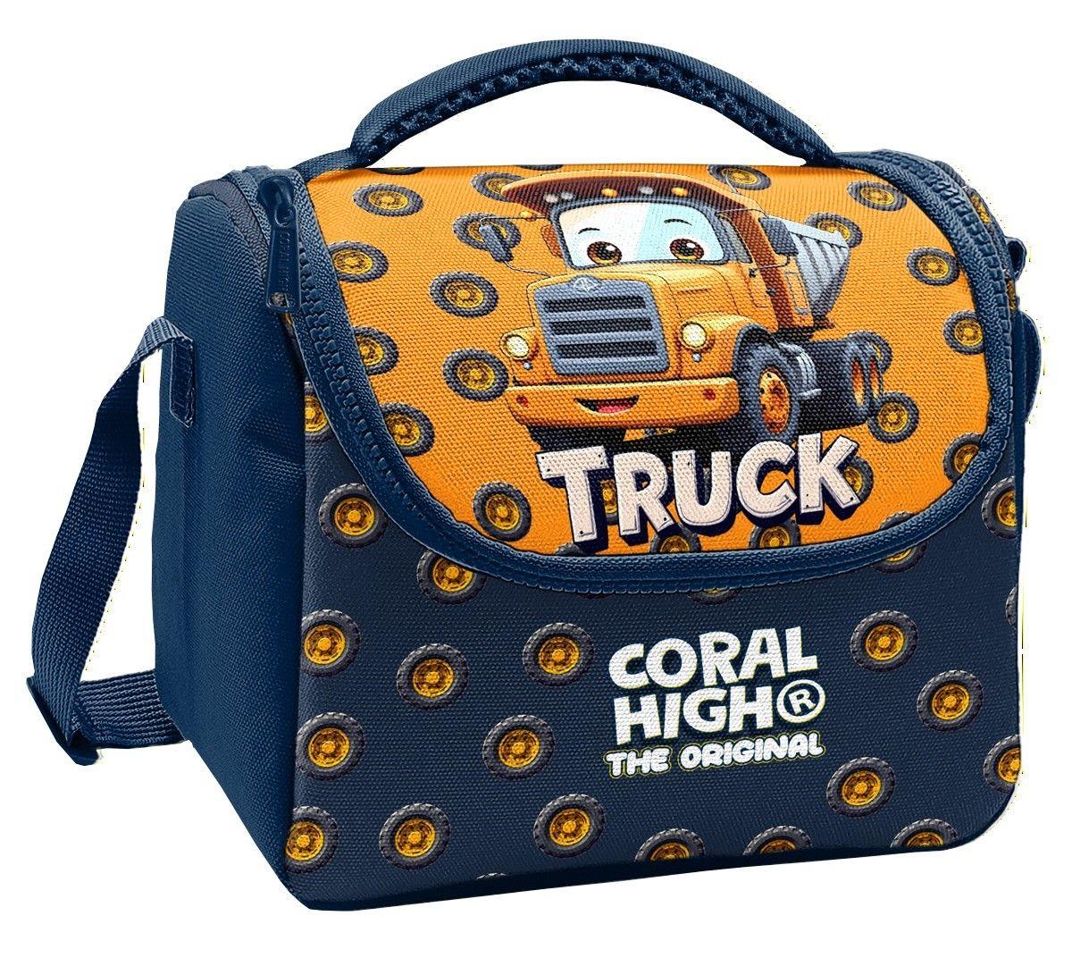 Coral High Erkek Çocuk Turuncu Kamyon Desenli Isı Yalıtımlı Beslenme Çantası 37161