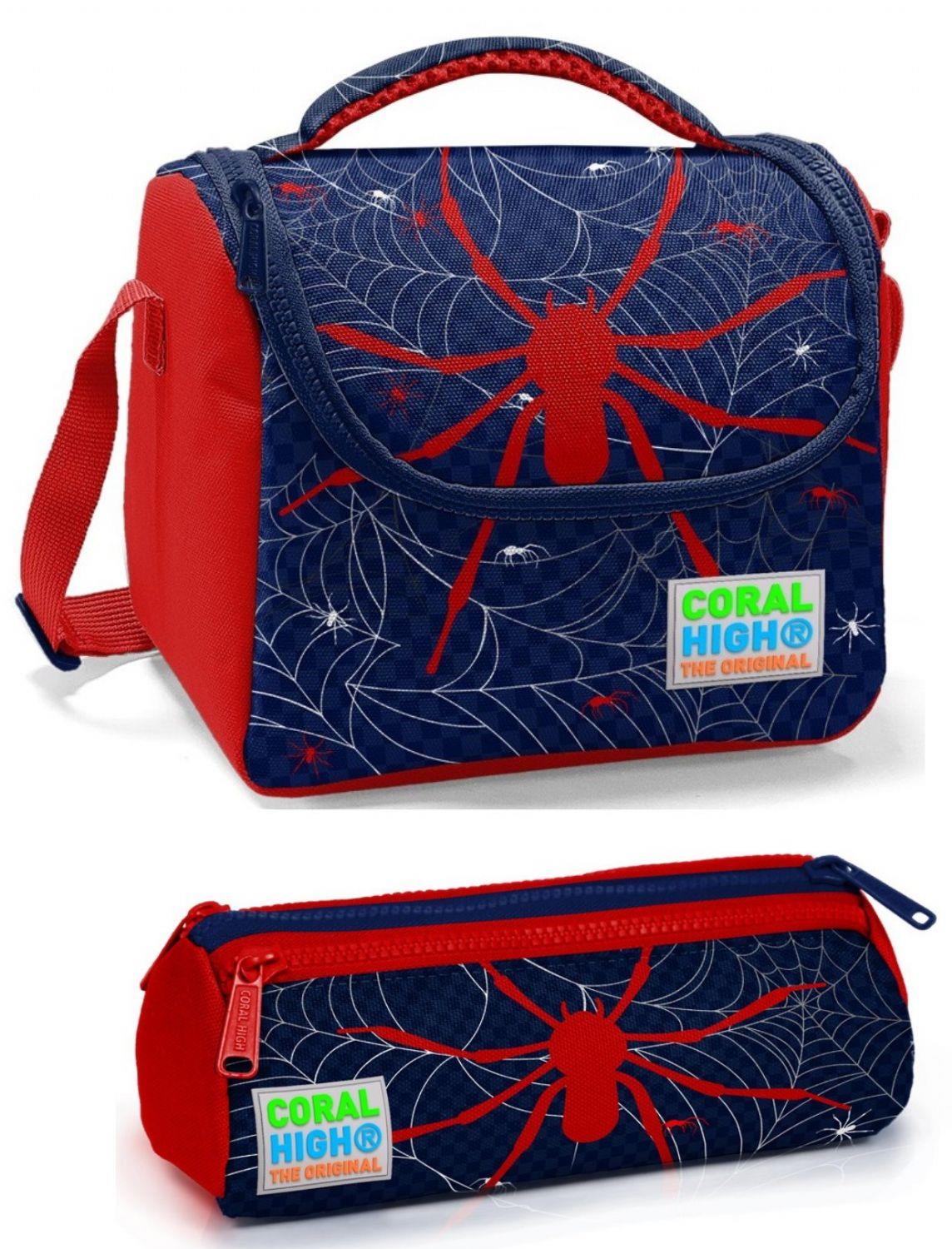 Coral High Erkek Örümcek Beslenme Çantası Seti
