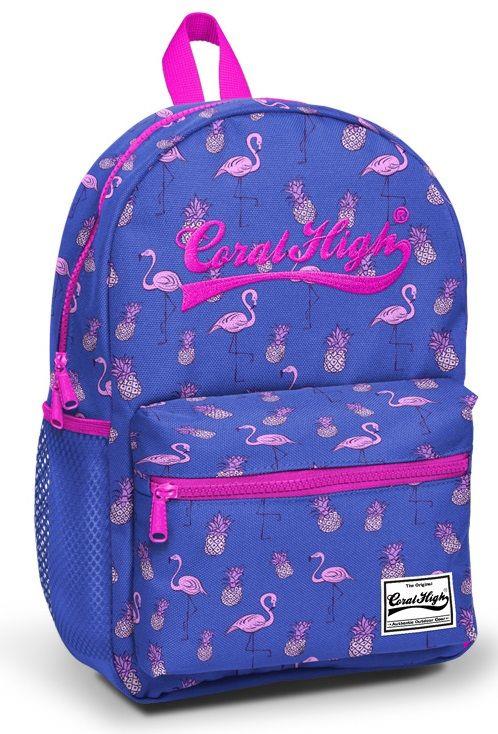 Coral High Flamingo Baskılı Anaokulu ve Günlük Sırt Çantası
