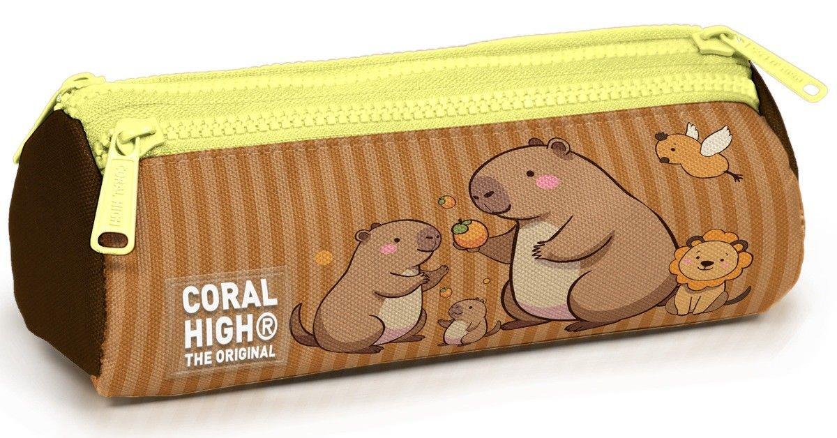 Coral High Kapibara İki Bölmeli Okul Kalem Çantası - 22099
