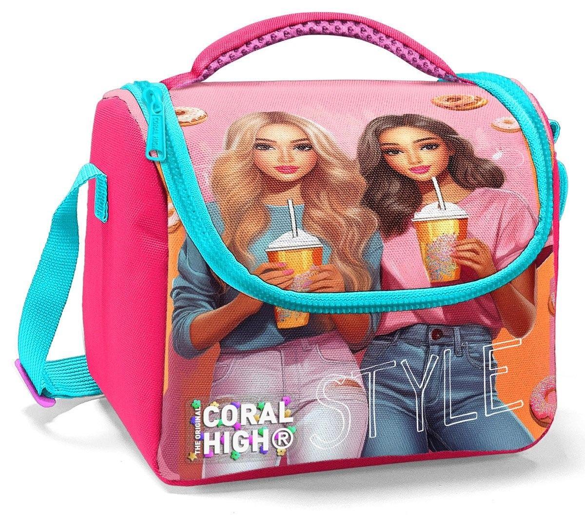 Coral High Kız Çocuk Termoslu Beslenme Çantası - Pembe Kırmızı Fashion Girl, Kız Çocuk 22769