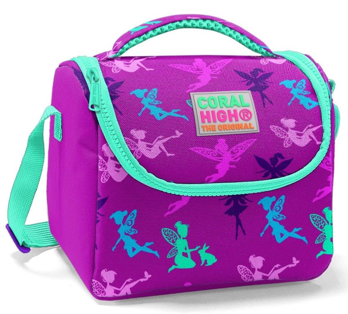 Coral High Kız Mor Peri Okul Beslenme Çantası - Isı Yalıtımlı