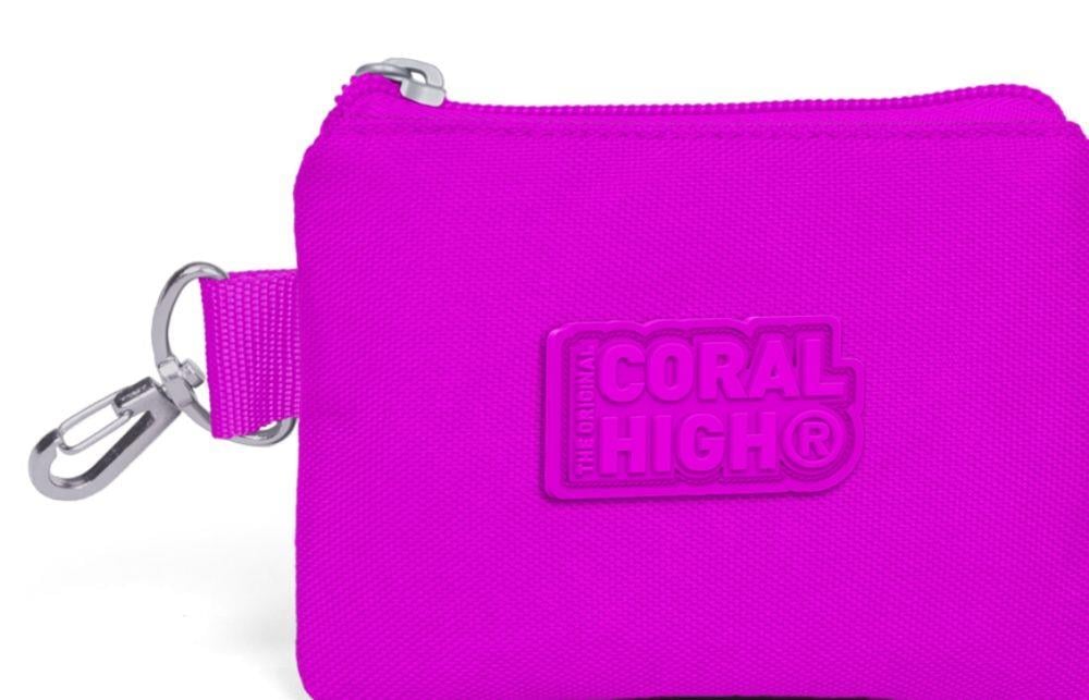 Coral High Koyu Pembe Bozuk Para Çantası