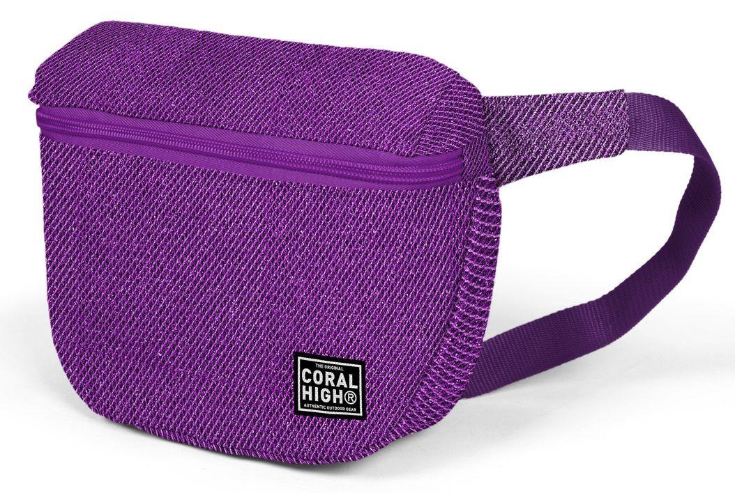 Coral High Lüks Simli Bel Çantası