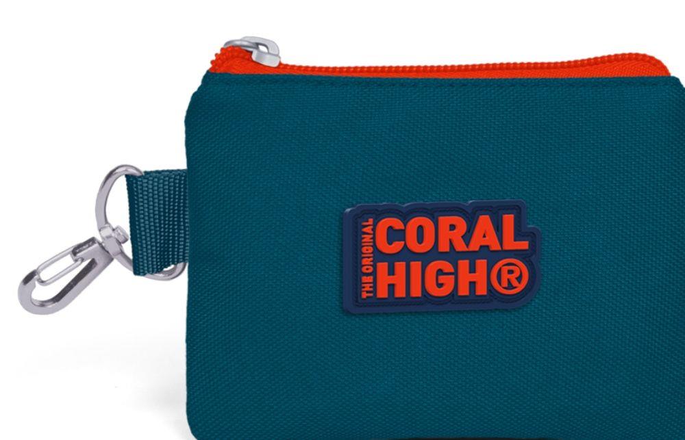 Coral High Renkli Logo Lacivert Bozuk Para Çantası
