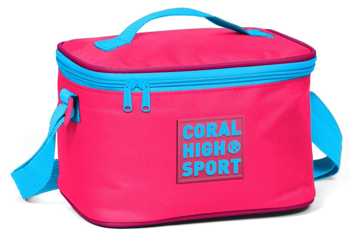 Coral High Sport Kırmızı Mavi Thermo Beslenme Çantası 22895 - Isı Yalıtımlı Yemek ve Piknik Çantası