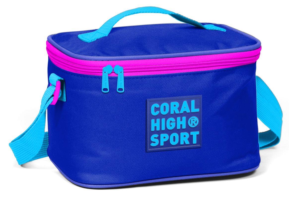 Coral High Sport Lacivert Mavi Pembe Thermo Beslenme Çantası 22894 - Yemek Çantası