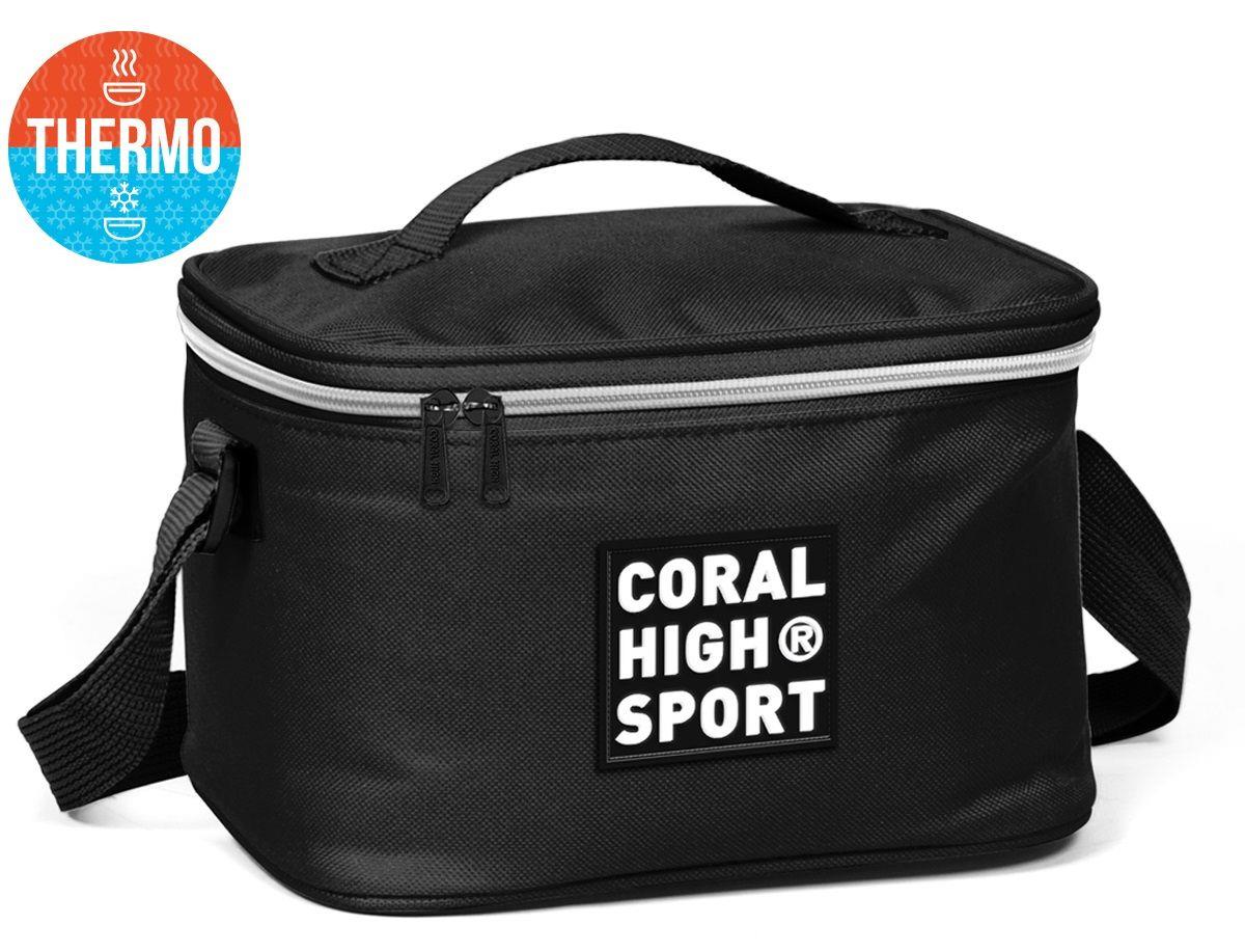 Coral High Sport Siyah Thermo Beslenme ve Piknik Çantası