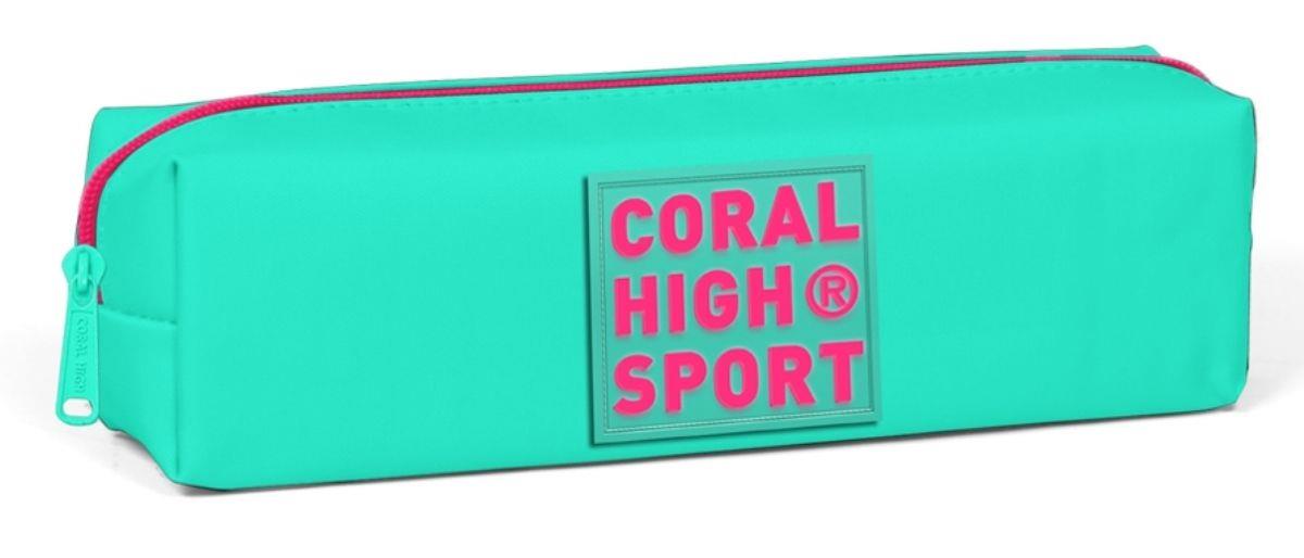 Coral High Sport Tek Bölmeli Su Yeşili Kalemlik