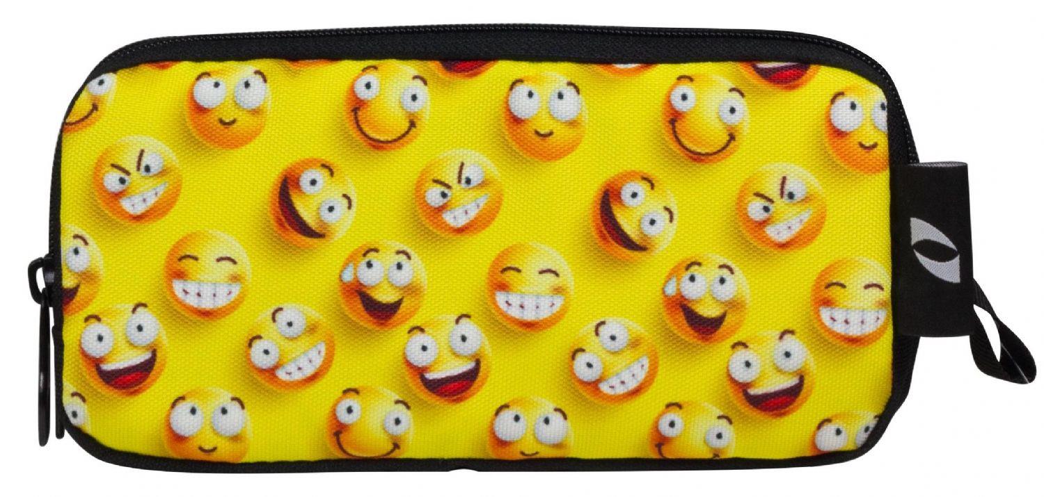 Emoji Yüz İfadeleri Sarı Renkli Kalem Çantası