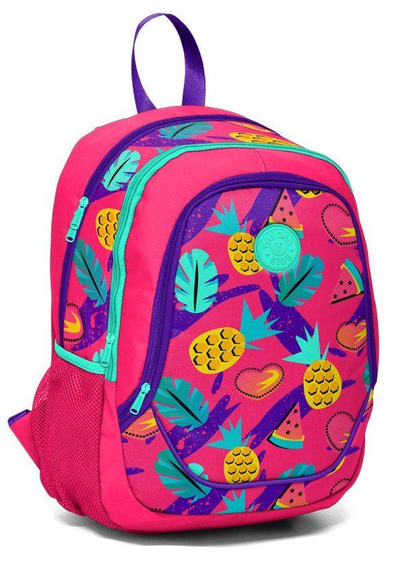 Fuşya Ananas Kız Çocuk İlkokul Çantası