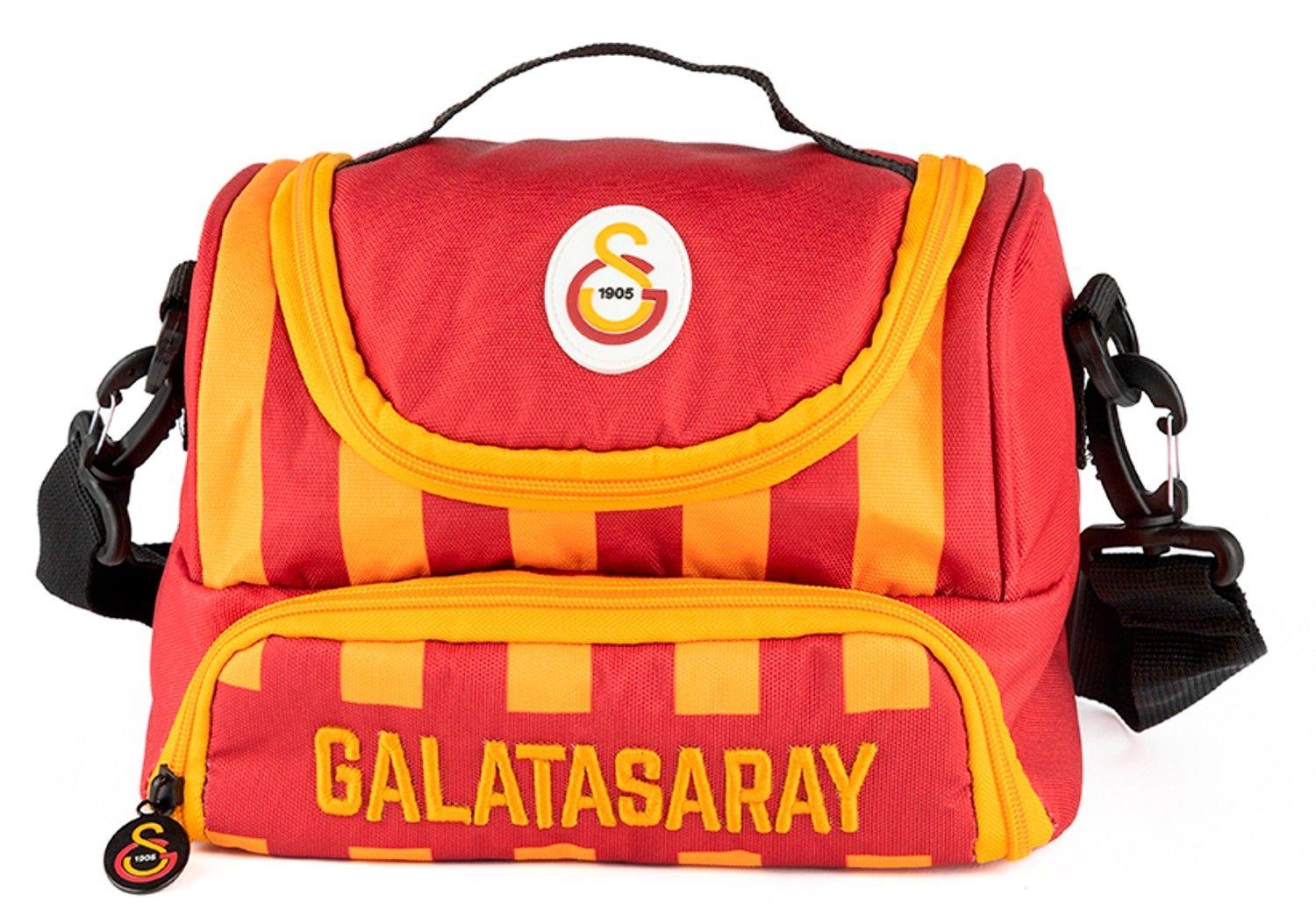 Galatasaray Nakışlı Sarı Çubuk Baskılı Erkek Çocuk Beslenme Çantası - ME25541