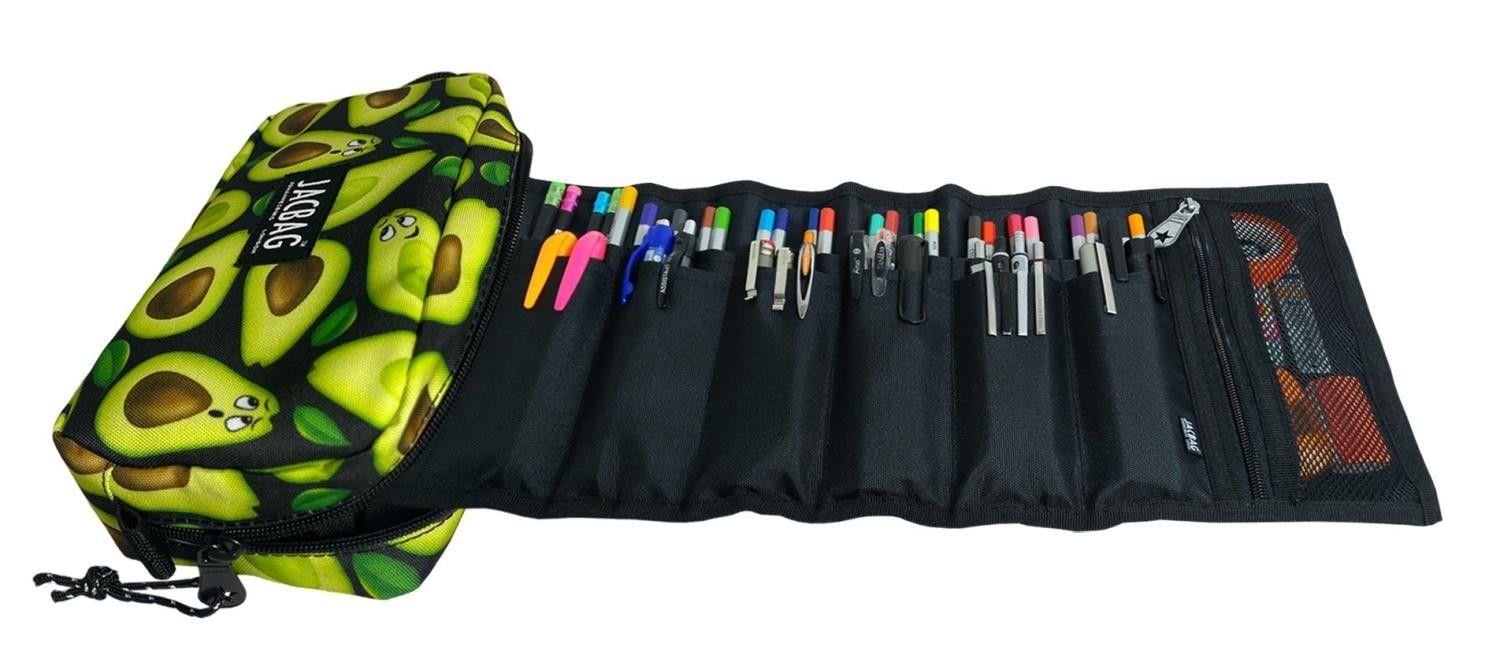 Jacbag Avokado Yeşil Organizer Roll Up Düzenleyici Kalem Kutusu/Kalemlik