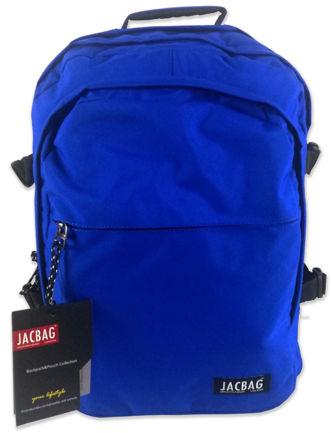 Jacbag Üç Bölmeli Erkek Saks Mavi Okul, Seyahat ve Günlük Sırt Çantası