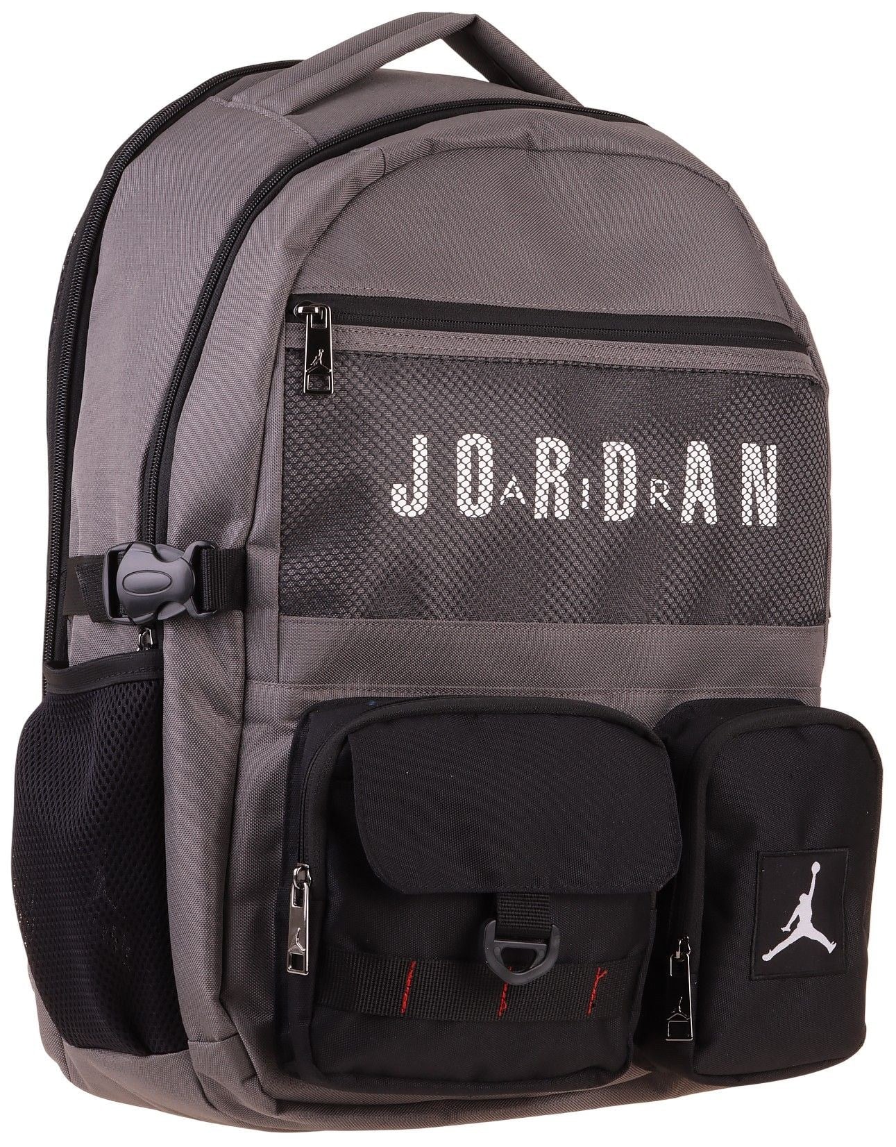 Jordan Air Beş Bölmeli Brooklyn Grey Gri Erkek Çocuk Günlük ve Okul Sırt Çantası - Q3182