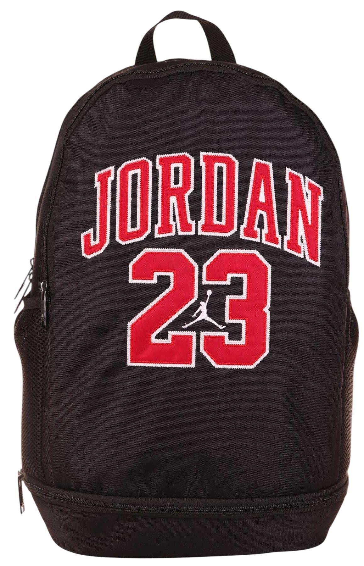 Jordan Air Chicago Siyah Üç Gözlü Jordan 23 Yazılı Okul ve Günlük Sırt Çantası - Erkek - Q3132