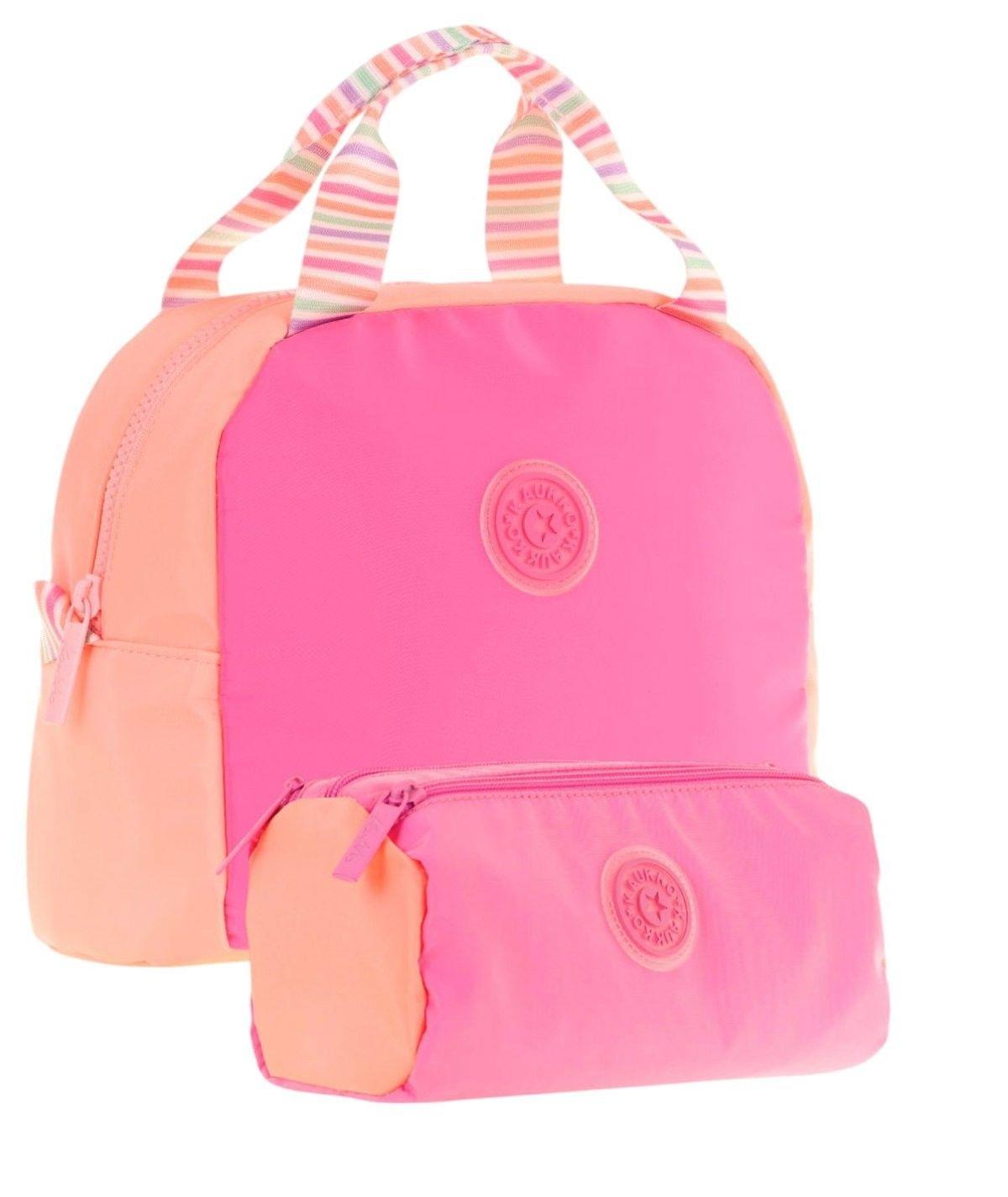 Kaukko Quick Kız Çocuk Beslenme Çantası (K9064) ve Kalemlik (K2700) Seti