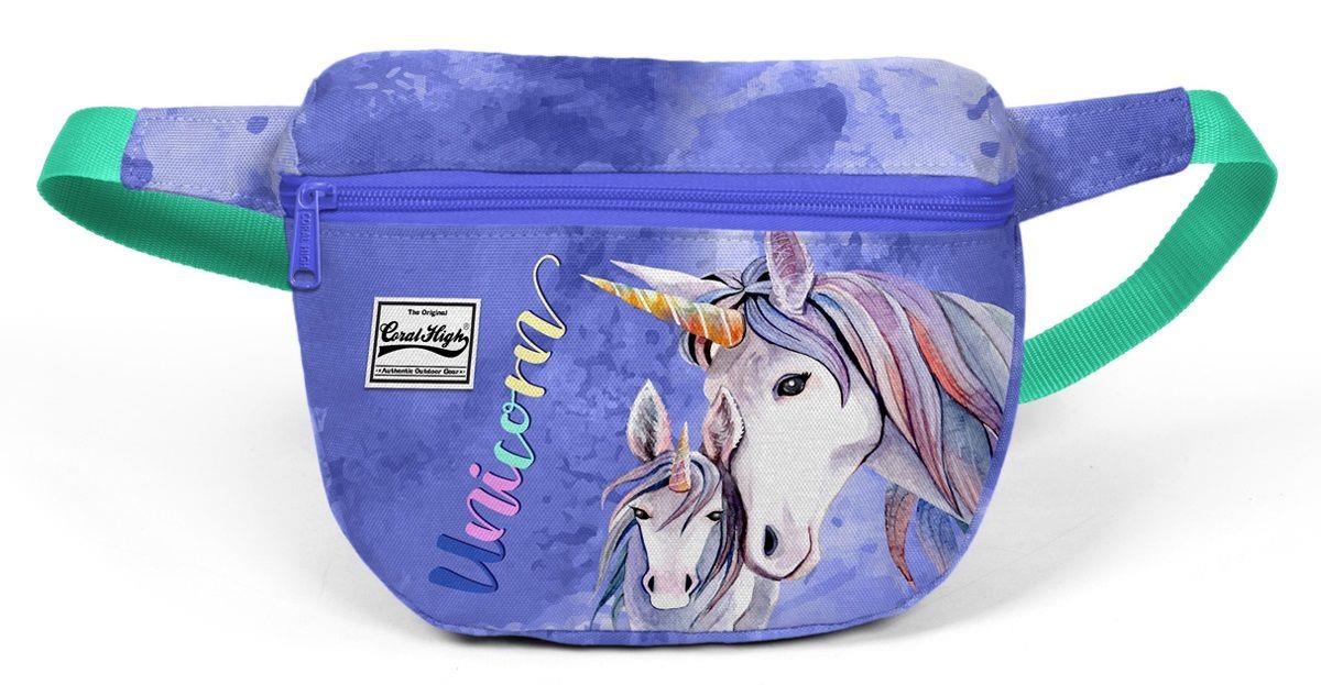 Lavanta Unicorn Çocuk Günlük Bel Çantası - Kız Çocuk